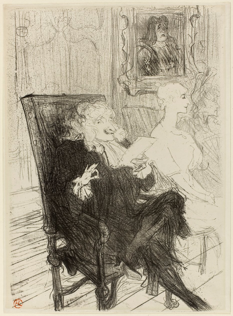Truffier y Moreno, en Las mujeres sabias de Henri de Toulouse-Lautrec