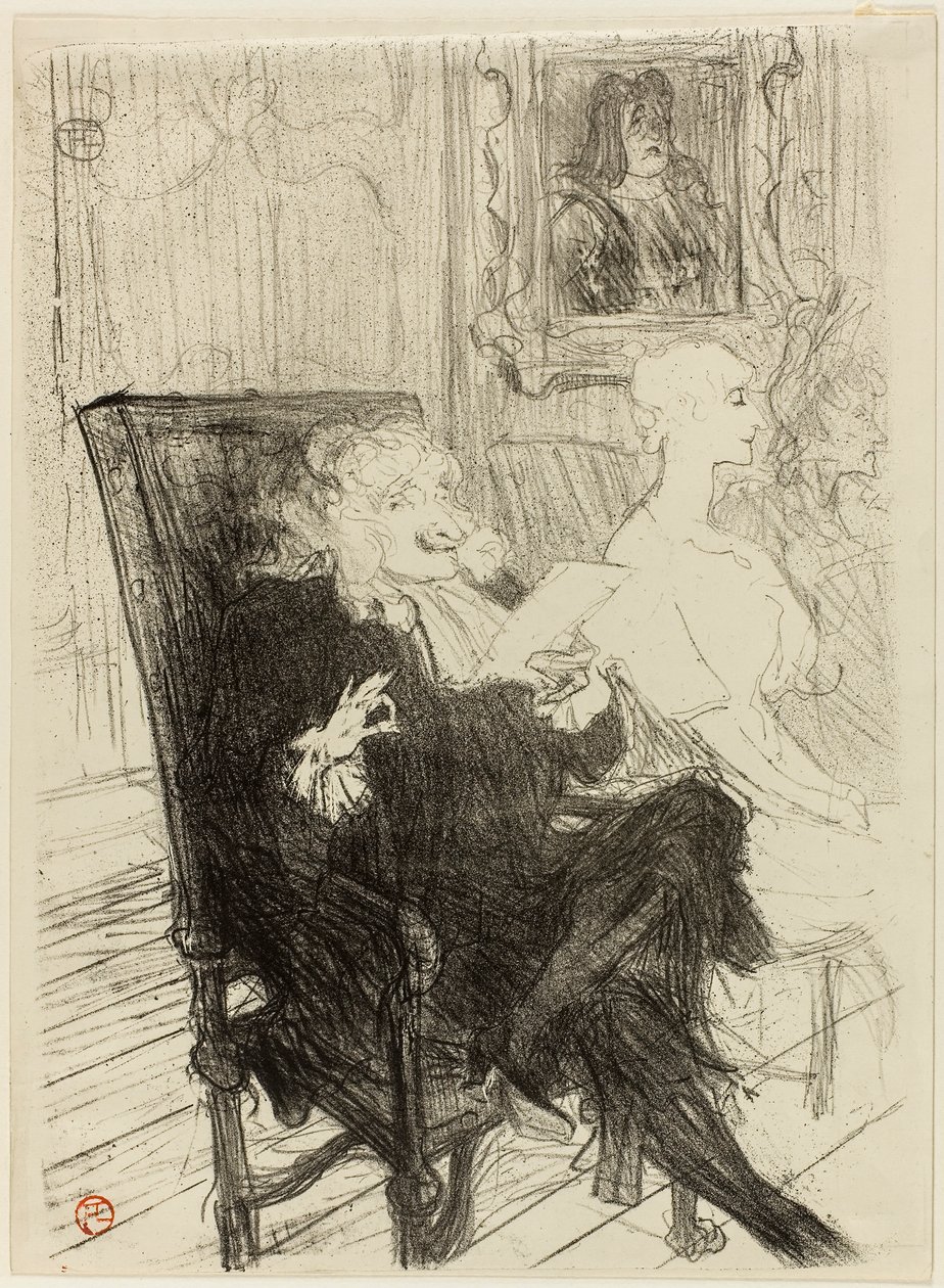 Truffier y Moreno, en Las Mujeres Sabias de Henri de Toulouse-Lautrec