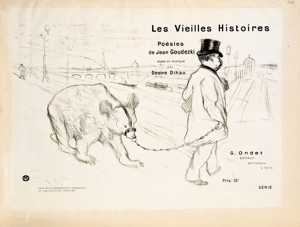 Portada de «Les Vieilles Histoires» de Henri de Toulouse-Lautrec