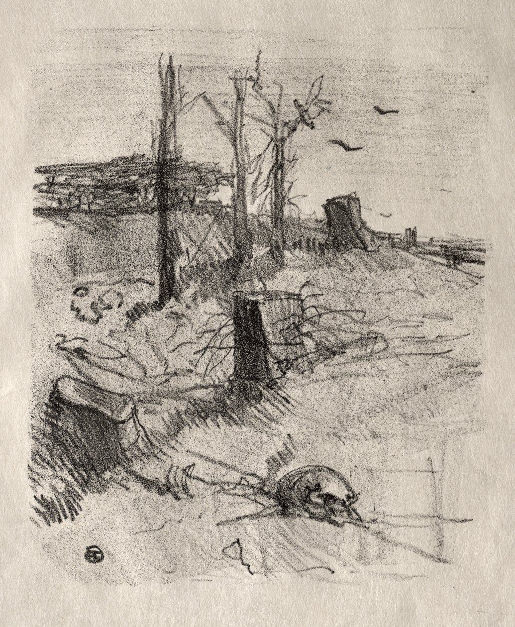 Un cementerio en Galicia de Henri de Toulouse-Lautrec