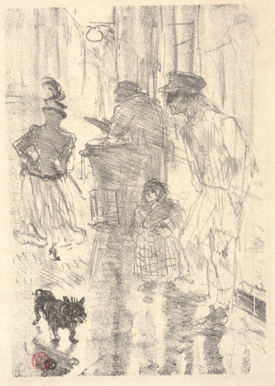 Visage de Henri de Toulouse Lautrec