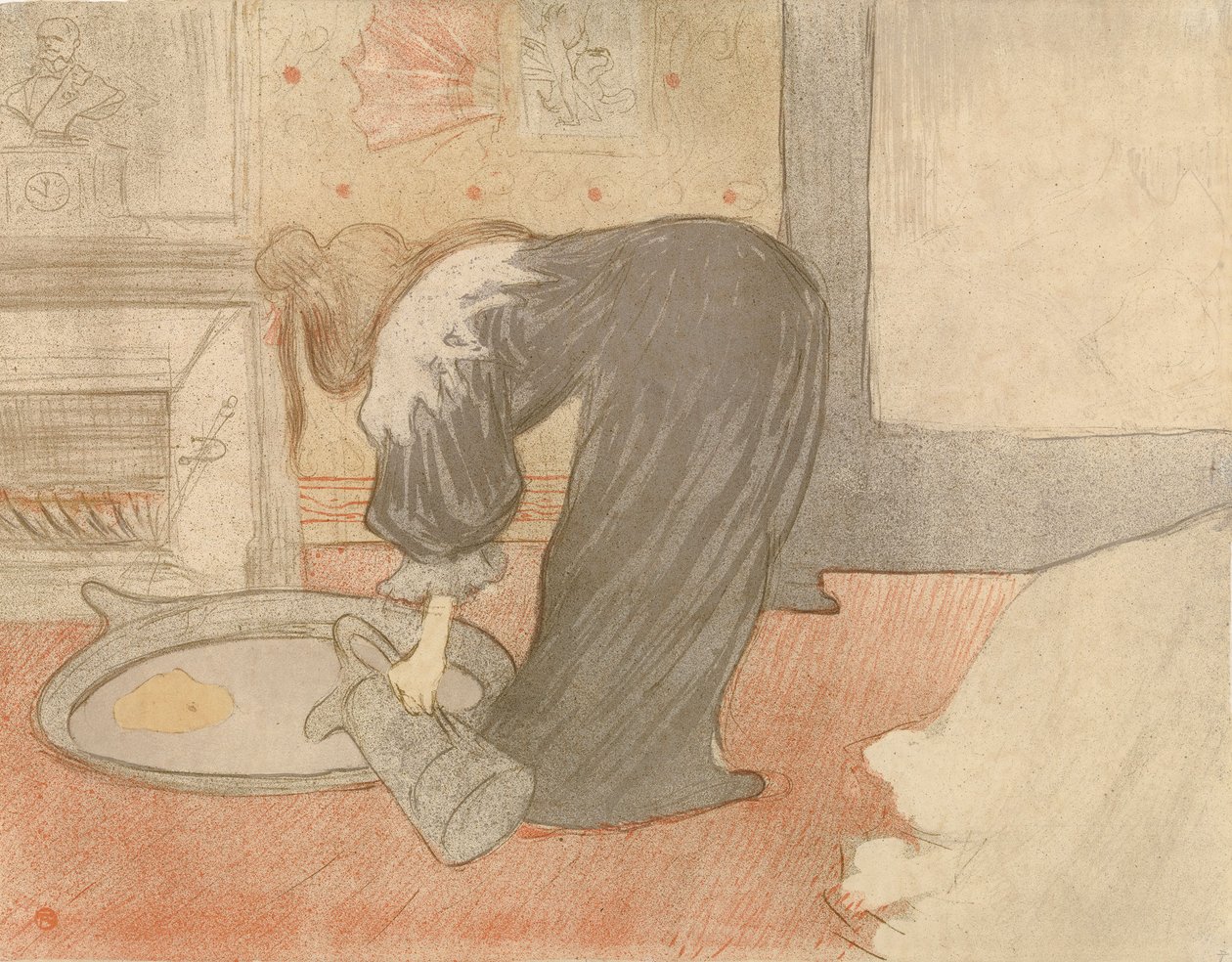 Mujer en la bañera de Henri de Toulouse-Lautrec