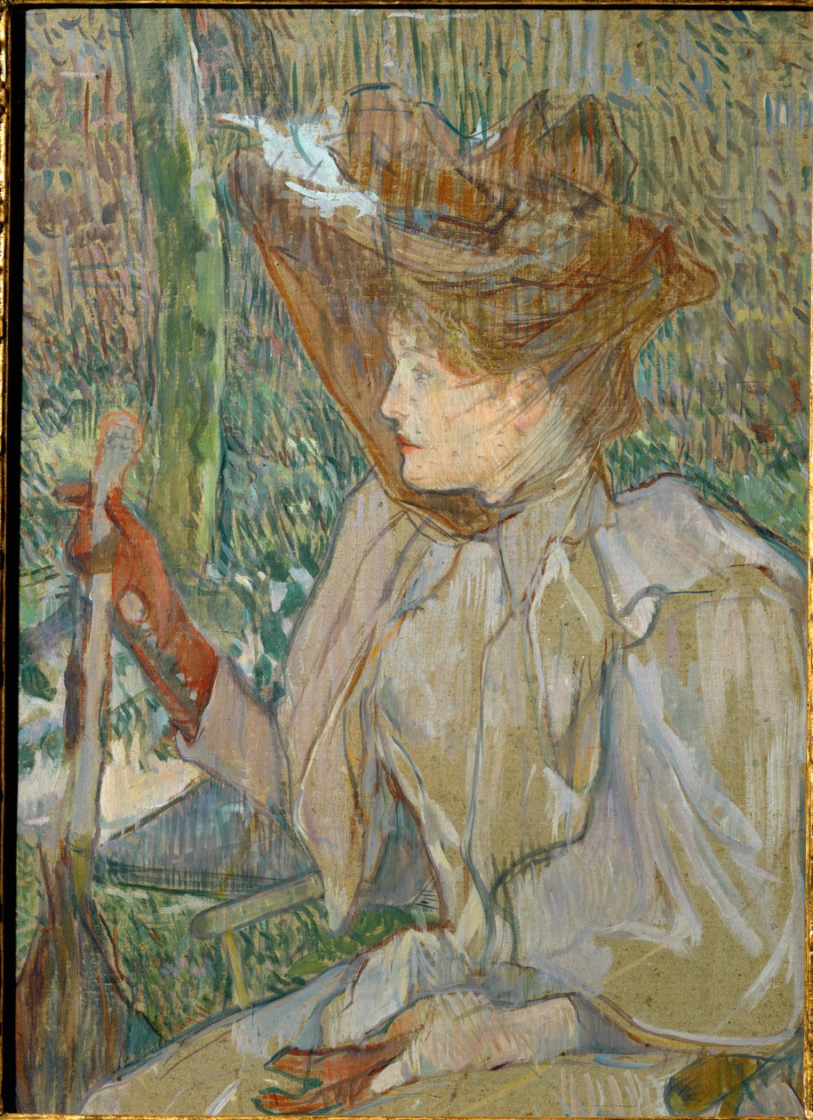 Mujer con guantes de Henri de Toulouse-Lautrec