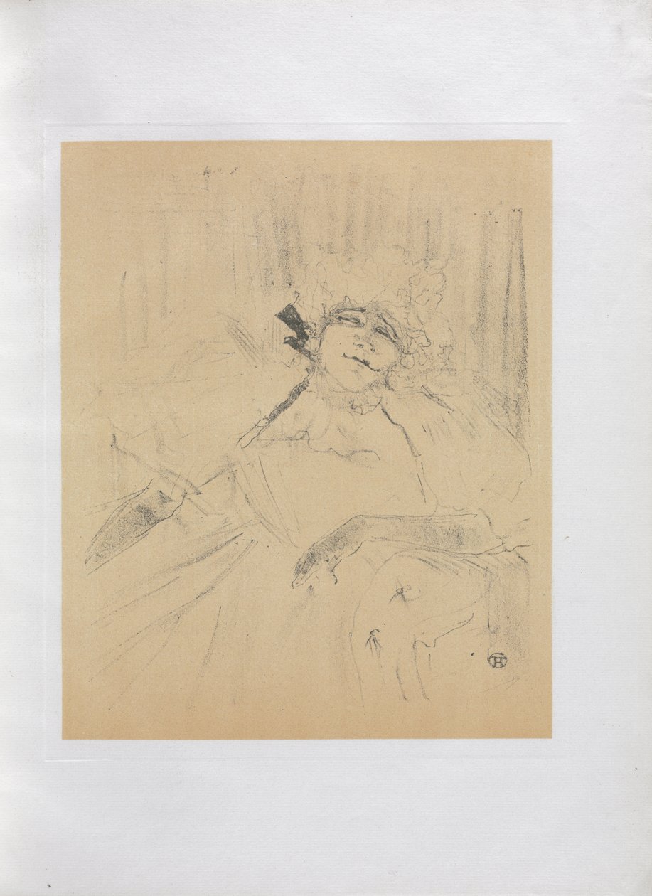 Yvette Guilbert-Serie Inglesa: Chanson ancienne de Henri de Toulouse-Lautrec