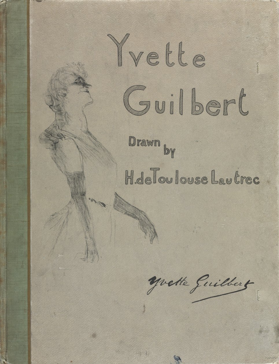 Yvette Guilbert-Serie Inglesa: Portada de Henri de Toulouse-Lautrec