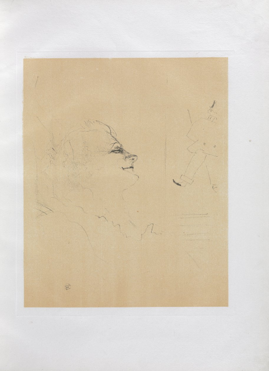 Yvette Guilbert-Serie Inglesa: Pessima de Henri de Toulouse-Lautrec