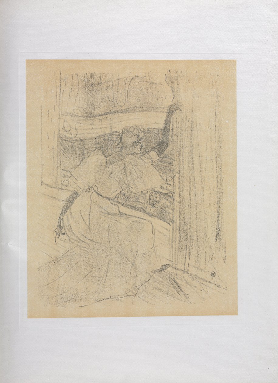 Yvette Guilbert-Serie Inglesa: Saluant le public de Henri de Toulouse-Lautrec