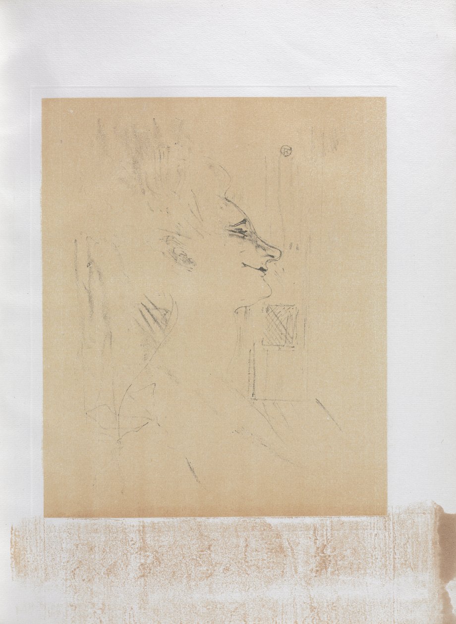 Yvette Guilbert-Serie Inglesa: Soularde de Henri de Toulouse-Lautrec