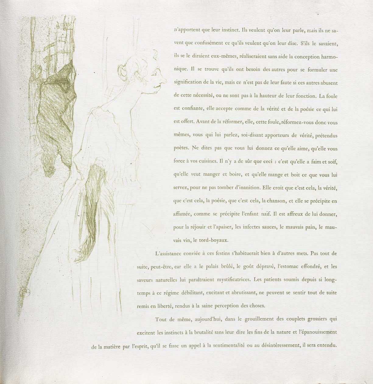 Yvette Guilbert - Serie francesa: No. 11 de Henri de Toulouse-Lautrec