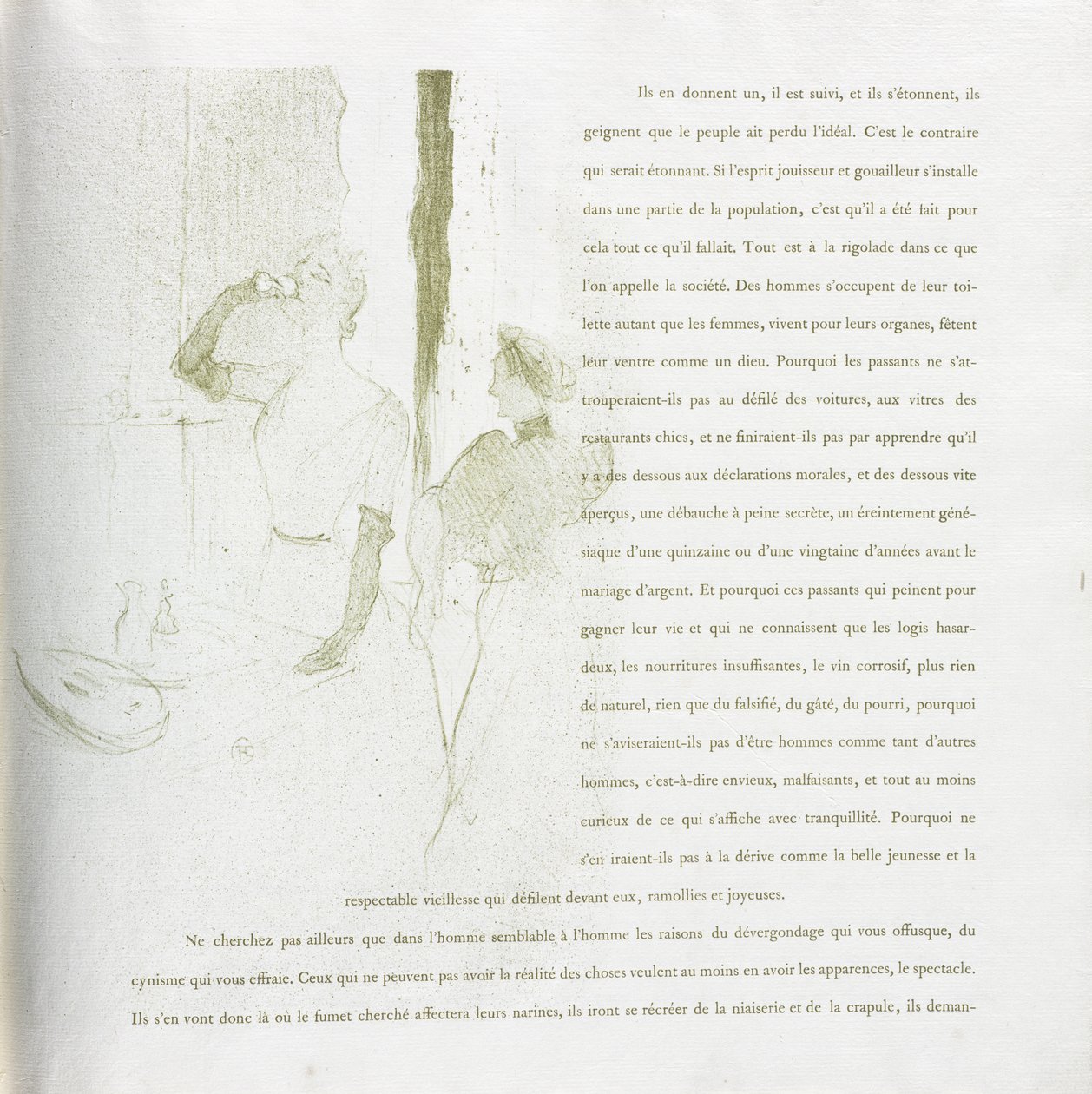 Yvette Guilbert - Serie francesa: No. 14 de Henri de Toulouse-Lautrec