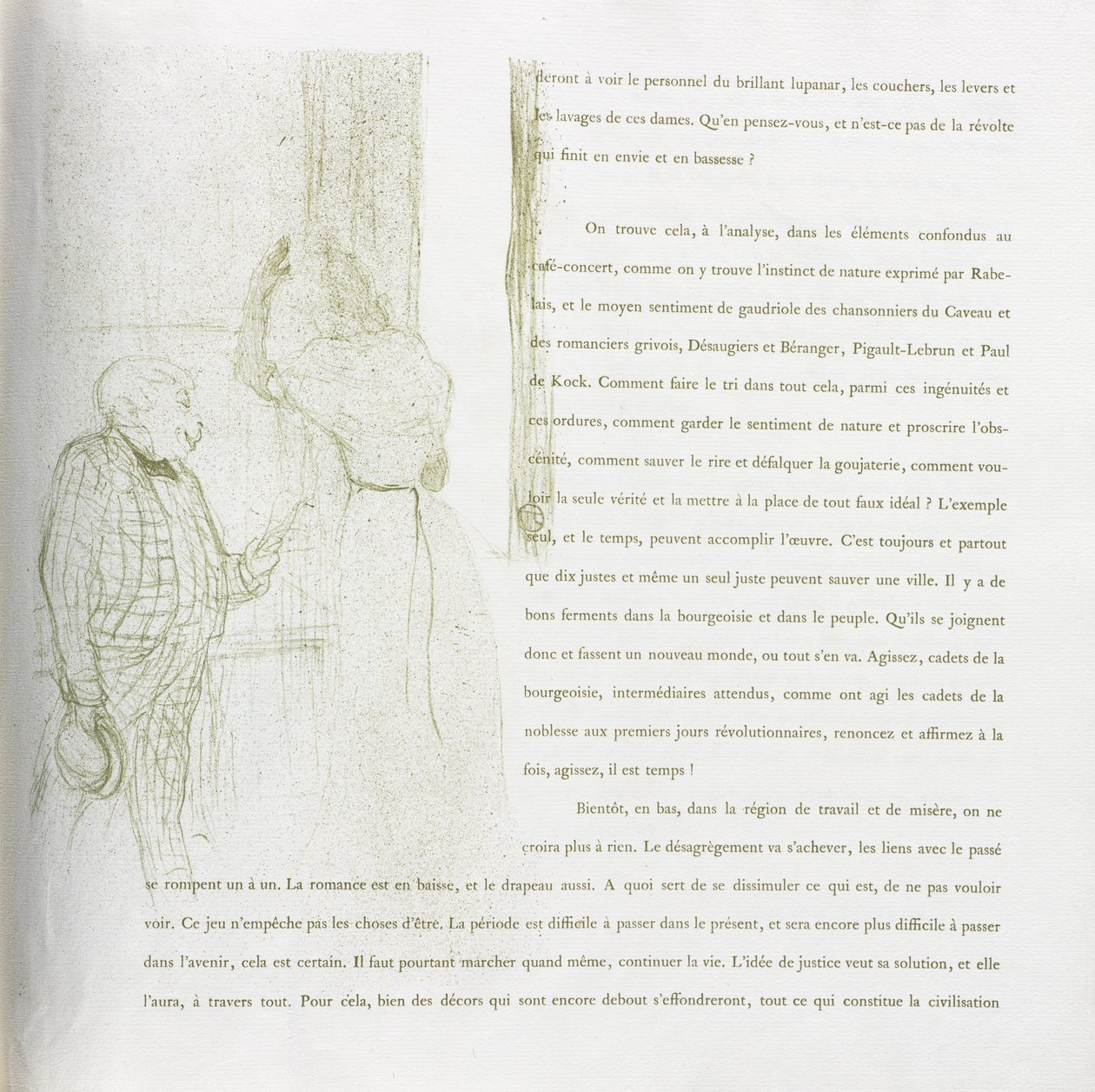 Yvette Guilbert - Serie francesa: No. 15 de Henri de Toulouse-Lautrec