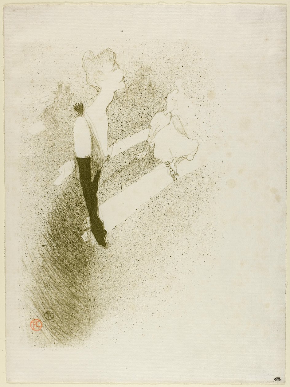 Yvette Guilbert de Henri de Toulouse-Lautrec