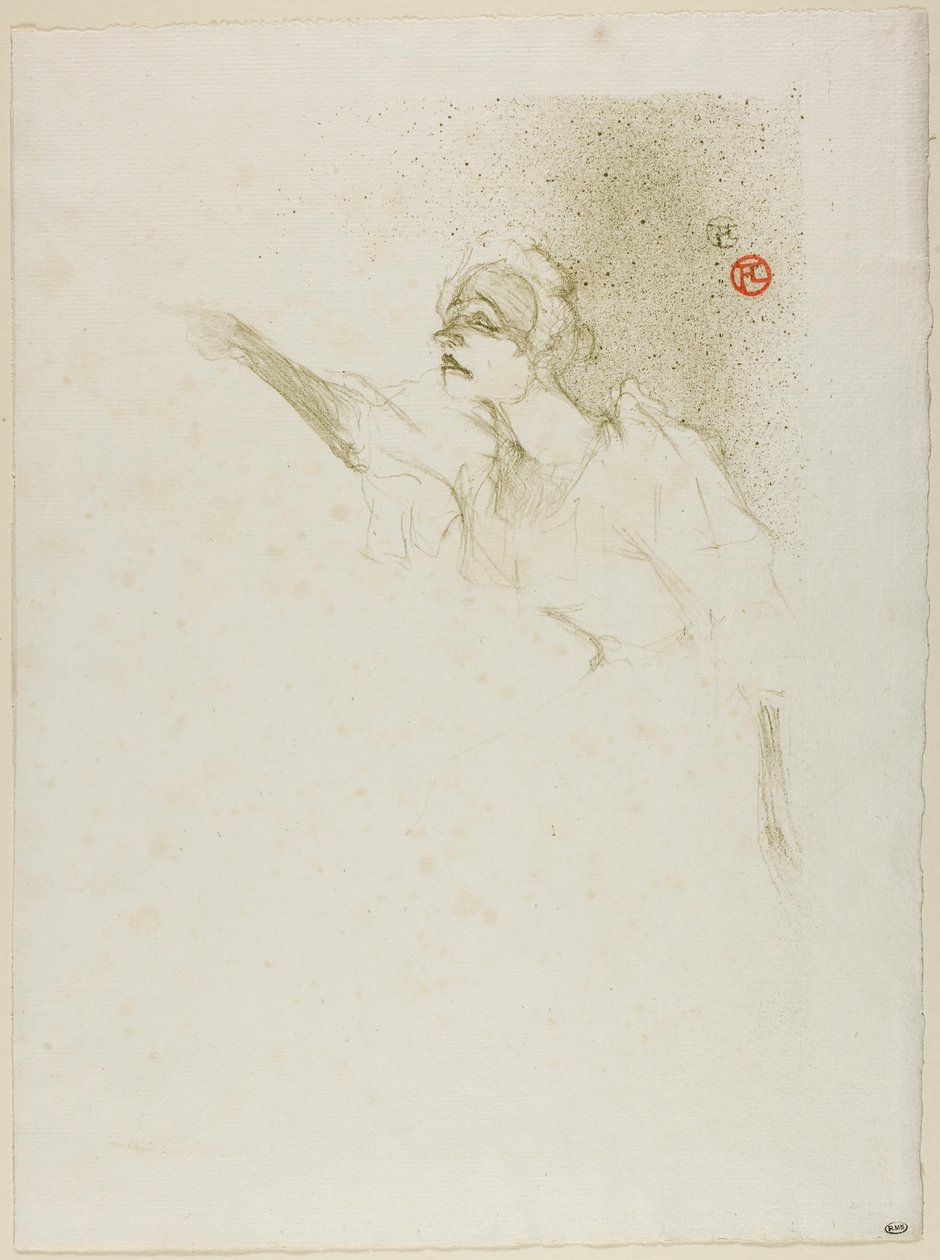 Yvette Guilbert de Henri de Toulouse-Lautrec
