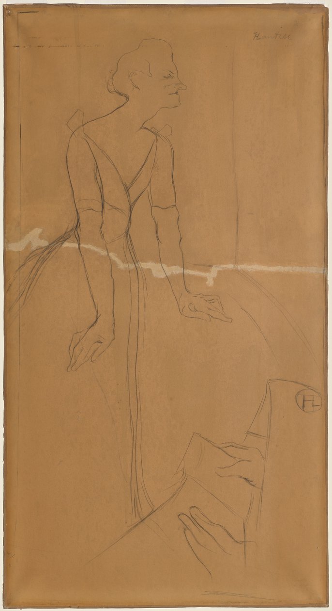 Yvette Guilbert de Henri de Toulouse-Lautrec