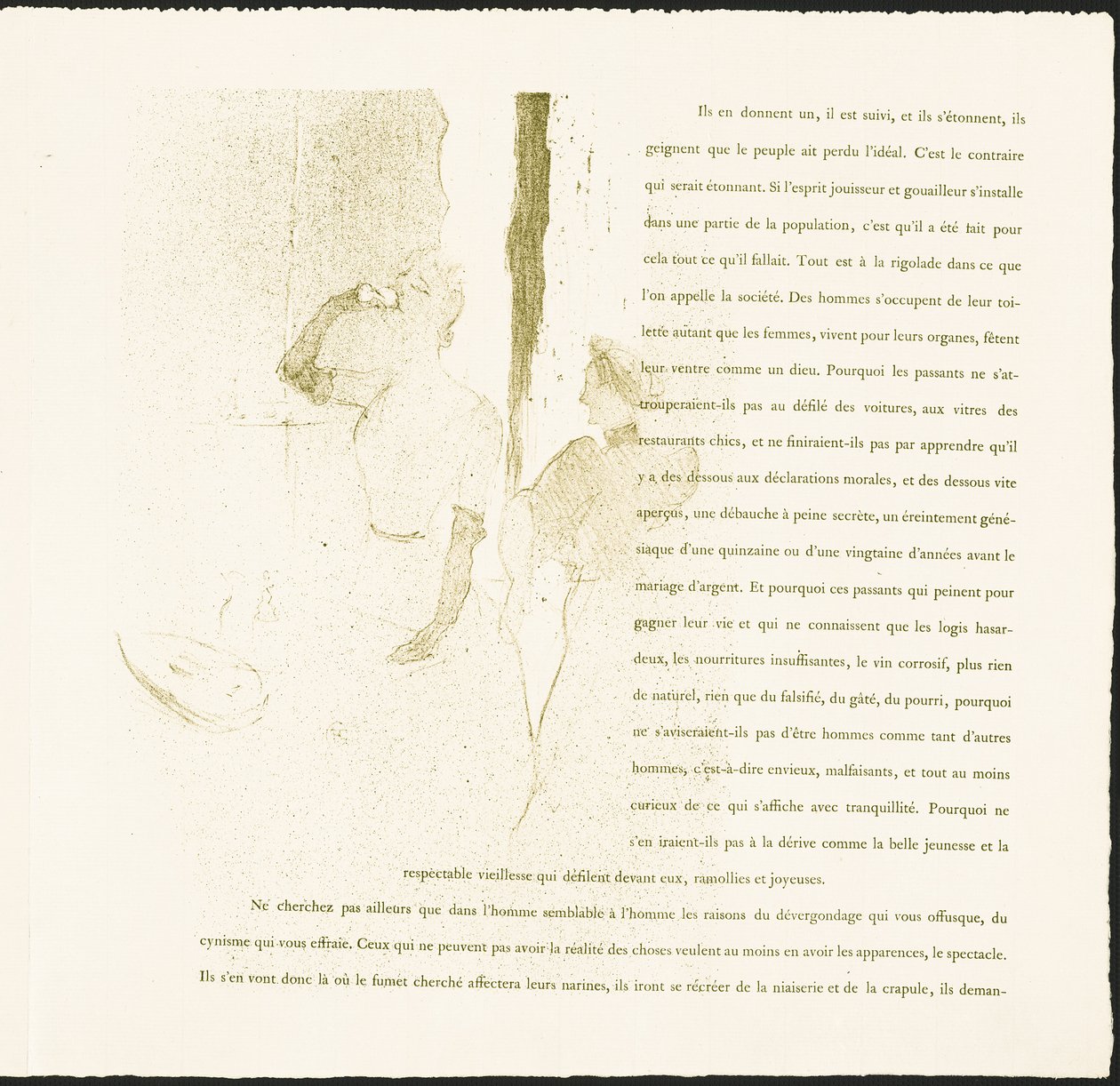 Yvette Guilbert de Henri de Toulouse-Lautrec