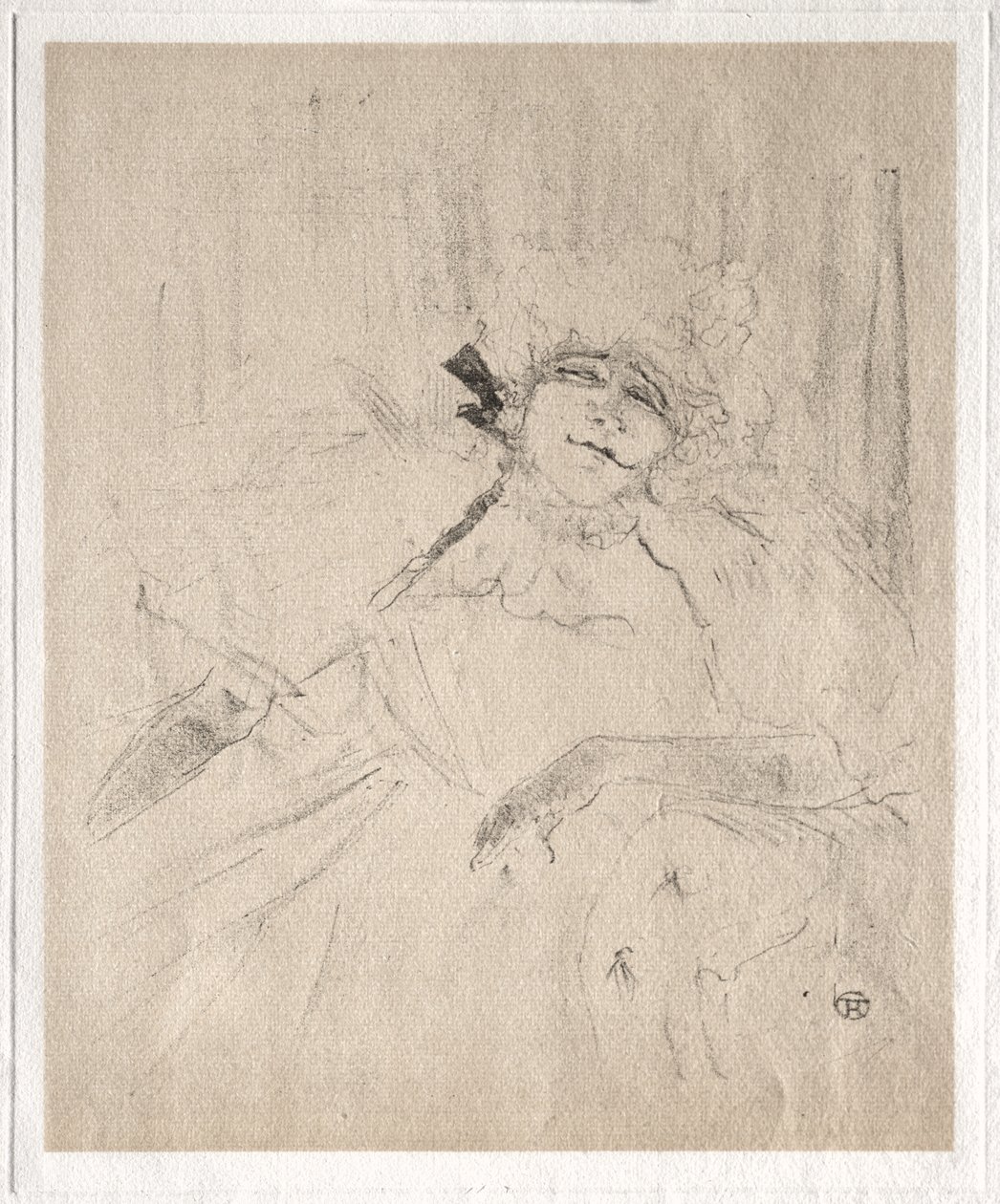 Yvette Guilbert: Chanson Ancienne de Henri de Toulouse-Lautrec