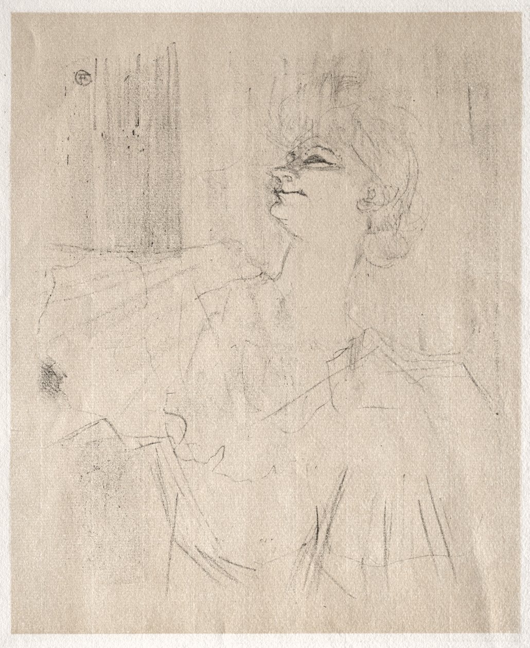 Yvette Guilbert: en Ménilmontant, de Bruant de Henri de Toulouse-Lautrec