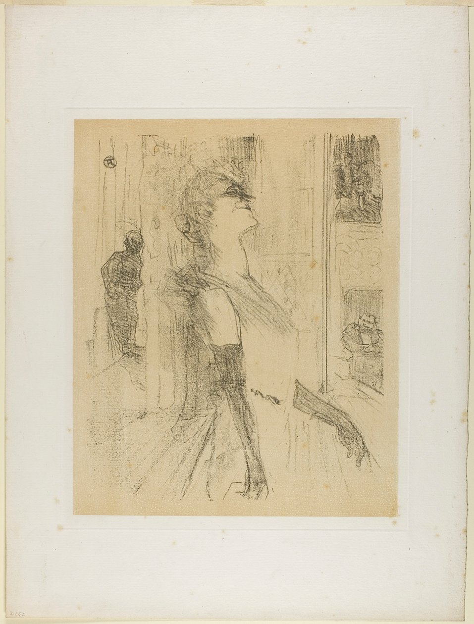 Yvette Guilbert en el Escenario, de Yvette Guilbert de Henri de Toulouse-Lautrec