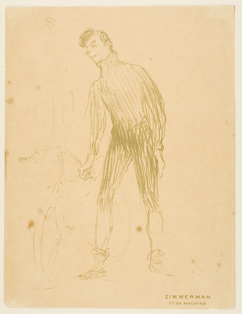 Zimmerman y su máquina de Henri de Toulouse-Lautrec