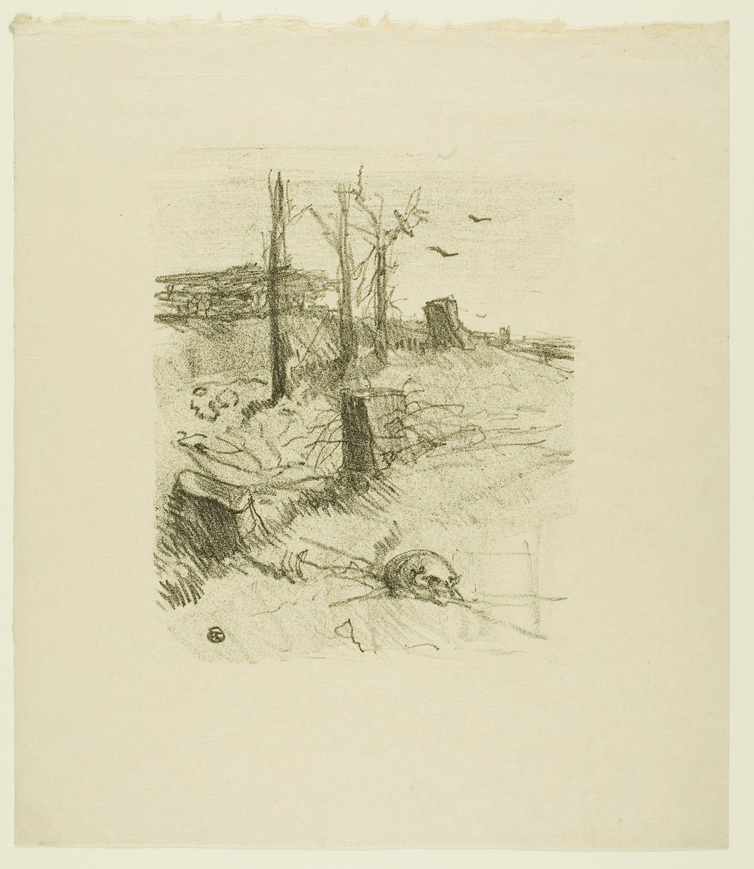 Un Cementerio en Galicia, de Au Pied du Sinaï de Henri de Toulouse Lautrec