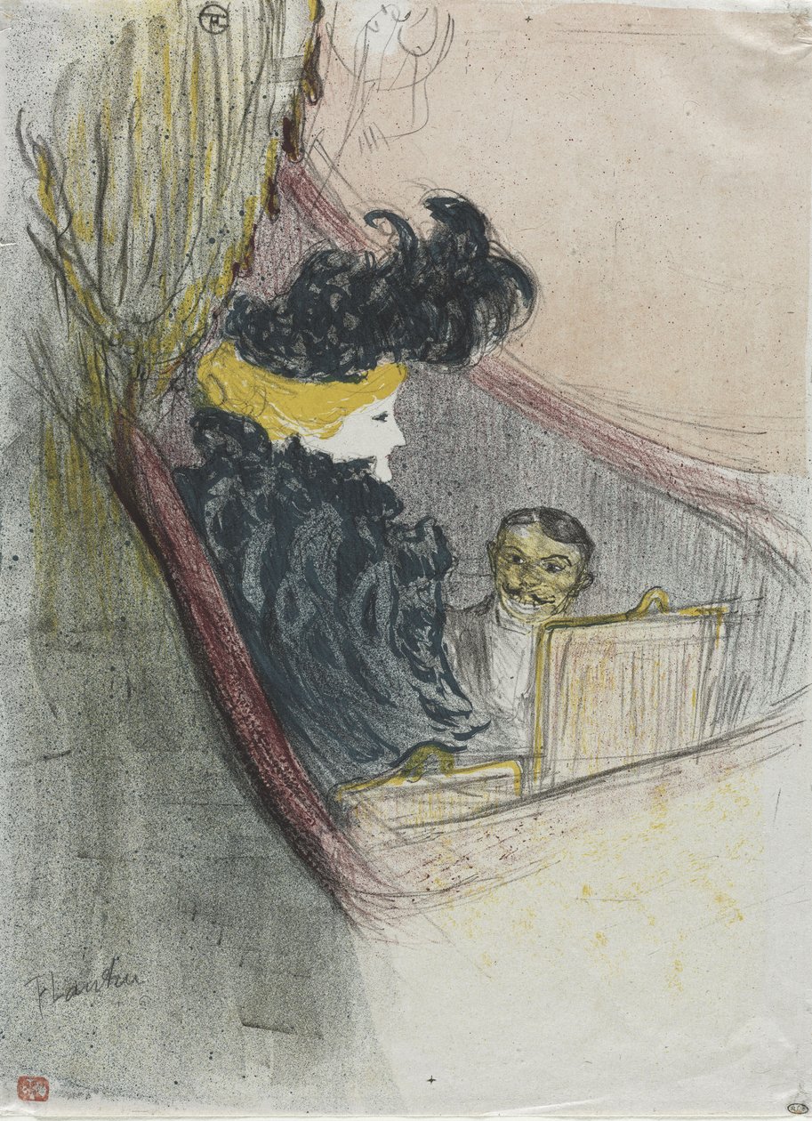 Una idilio principesco, Clara Ward, 1897 de Henri de Toulouse Lautrec