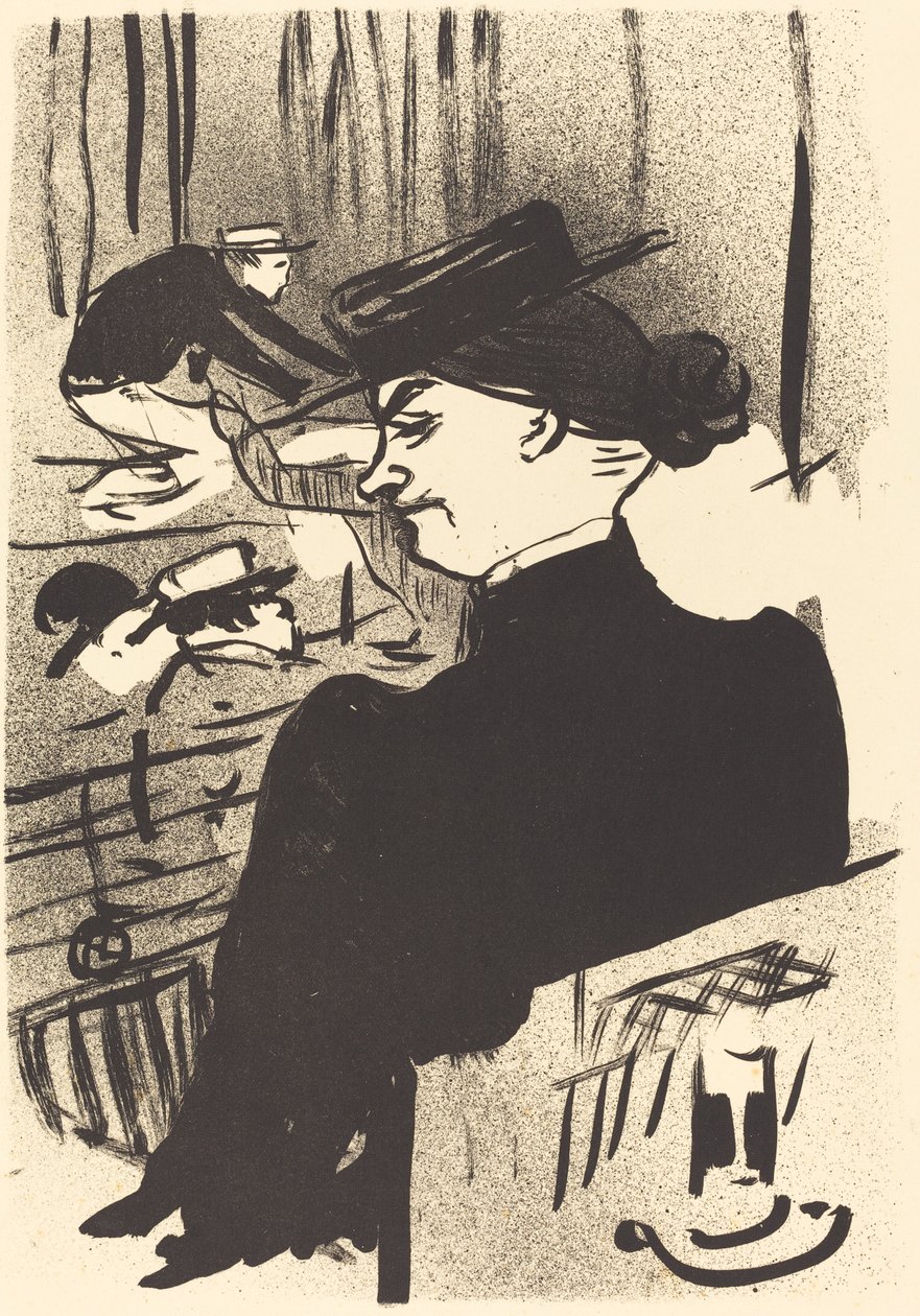 Una Espectadora, 1893 de Henri de Toulouse Lautrec