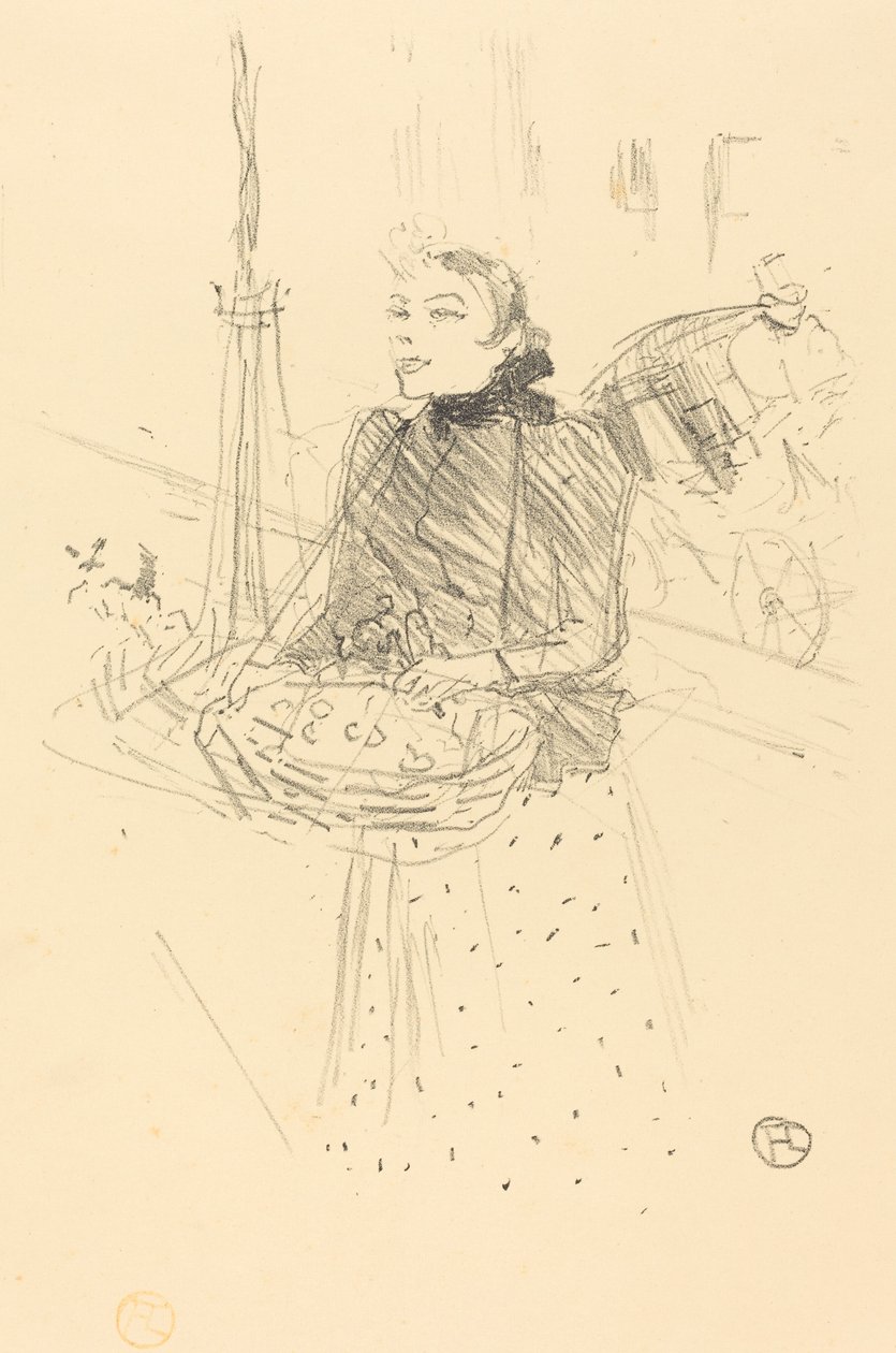 Compre mis hermosas violetas, 1895 de Henri de Toulouse Lautrec