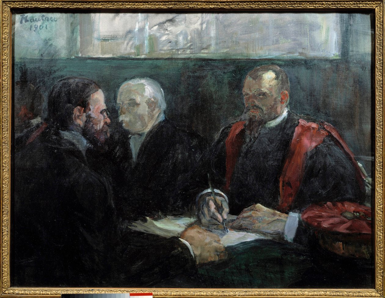 Un examen en la Facultad de Medicina de París en 1901. Pintura de Henri de Toulouse Lautrec (1864-1901) 1901, Museo Toulouse Lautrec, Albi de Henri de Toulouse Lautrec