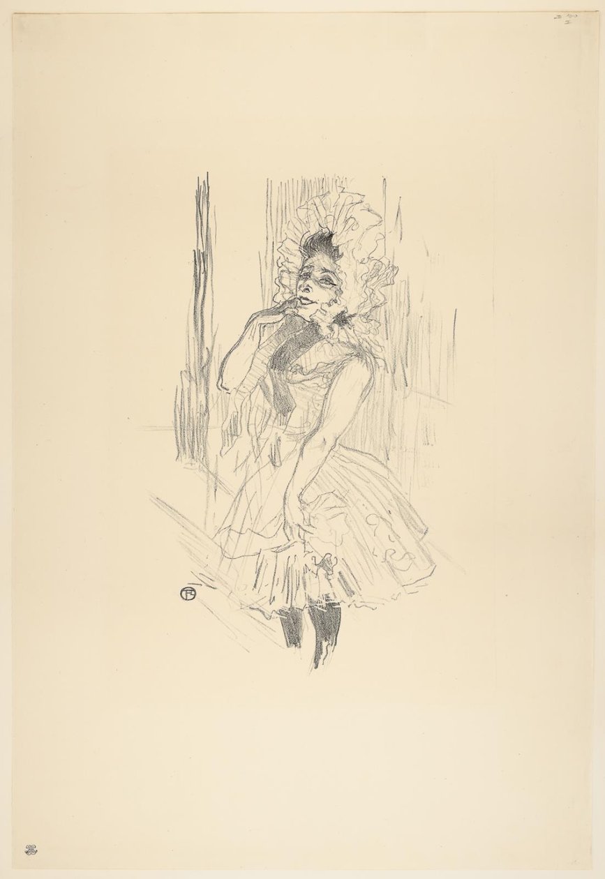 Anna Held, en Todas estas Damas en el Teatro de Henri de Toulouse Lautrec