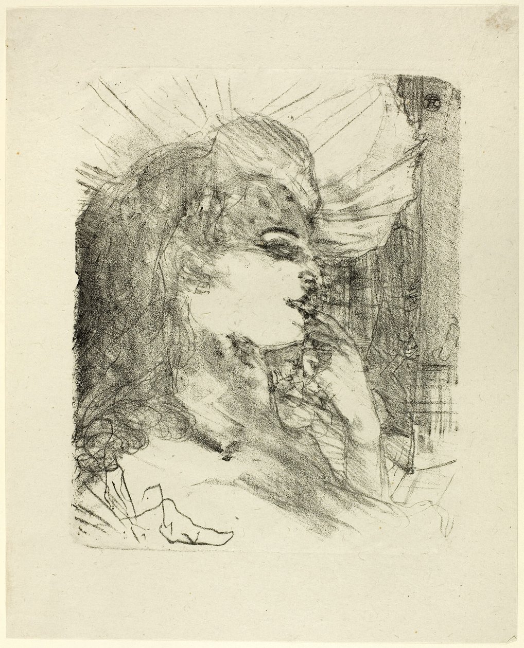 Anna Held, de Trece Litografías de Henri de Toulouse Lautrec