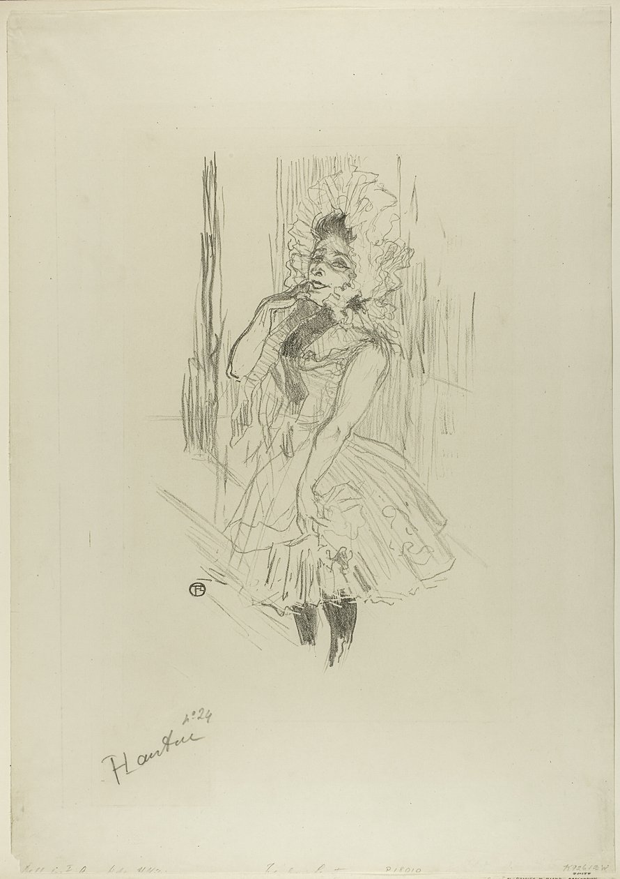 Anna Held, en Toutes ces Dames au Théâtre de Henri de Toulouse Lautrec