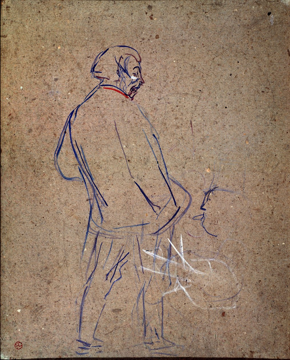 Aristide Bruant cantando en su cabaret de Henri de Toulouse Lautrec