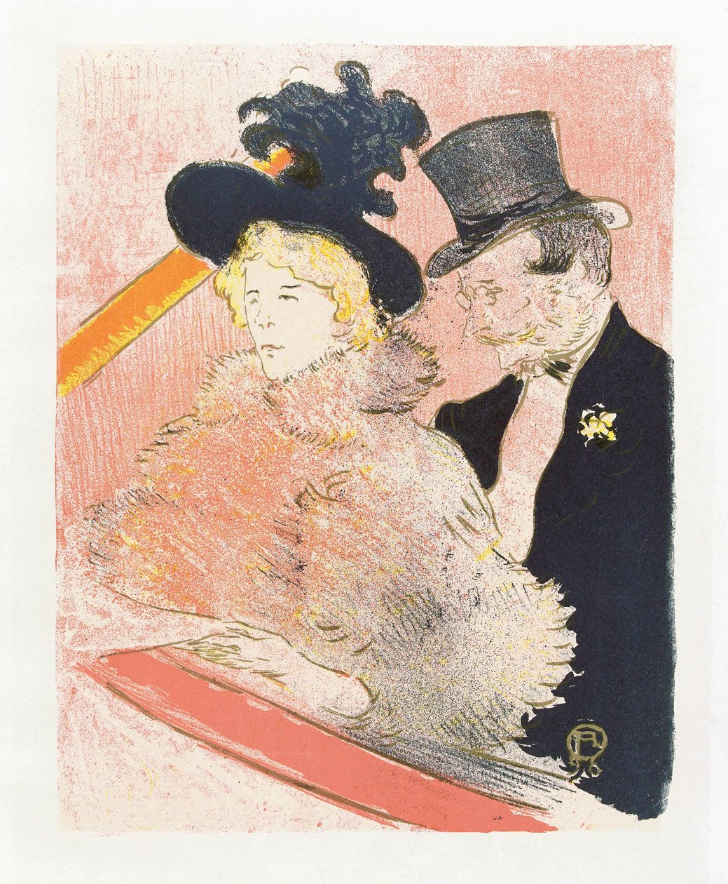En Les Decadents. Cartel de Toulouse-Lautrec. de Henri de Toulouse Lautrec
