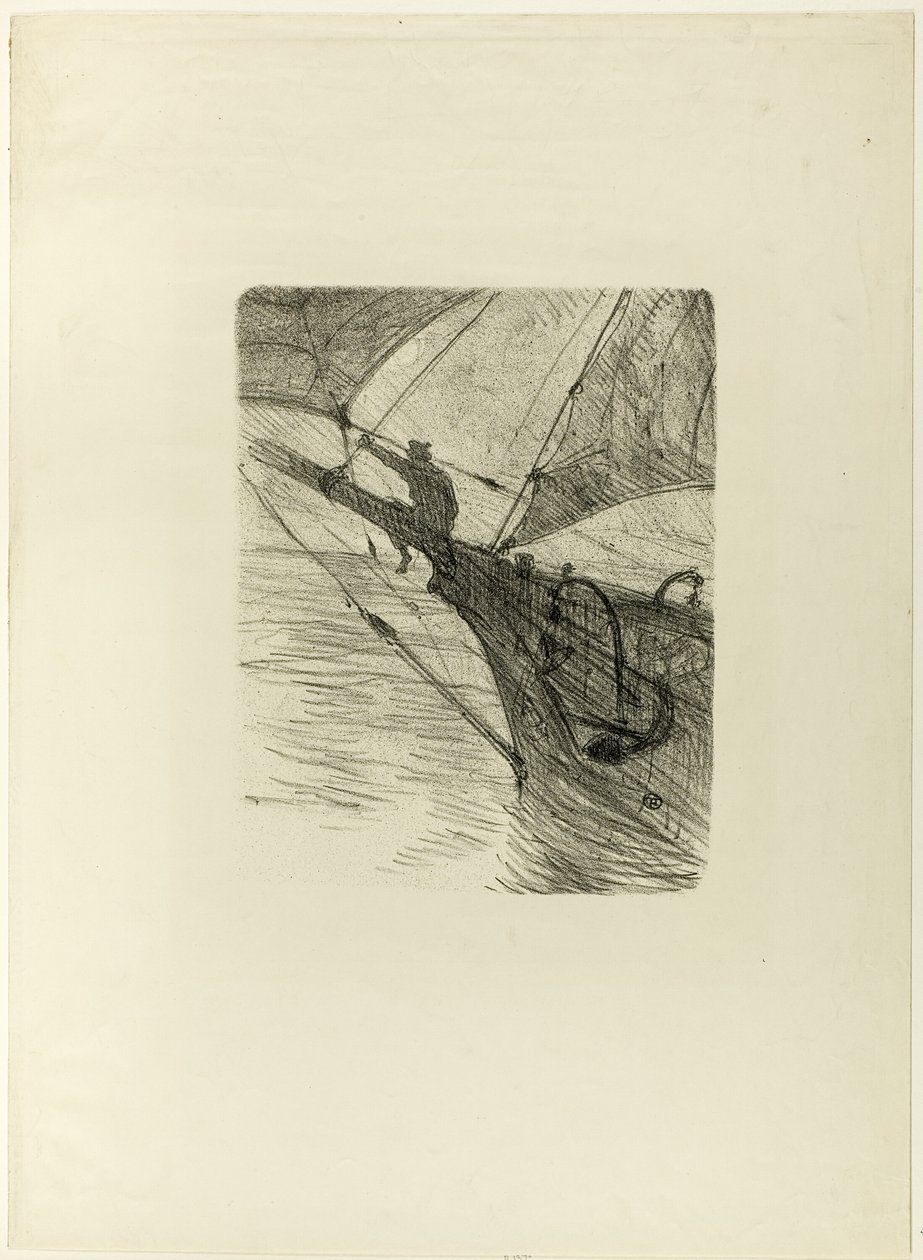 En el Mar por la Noche, de Mélodies de Désiré Dihau de Henri de Toulouse Lautrec