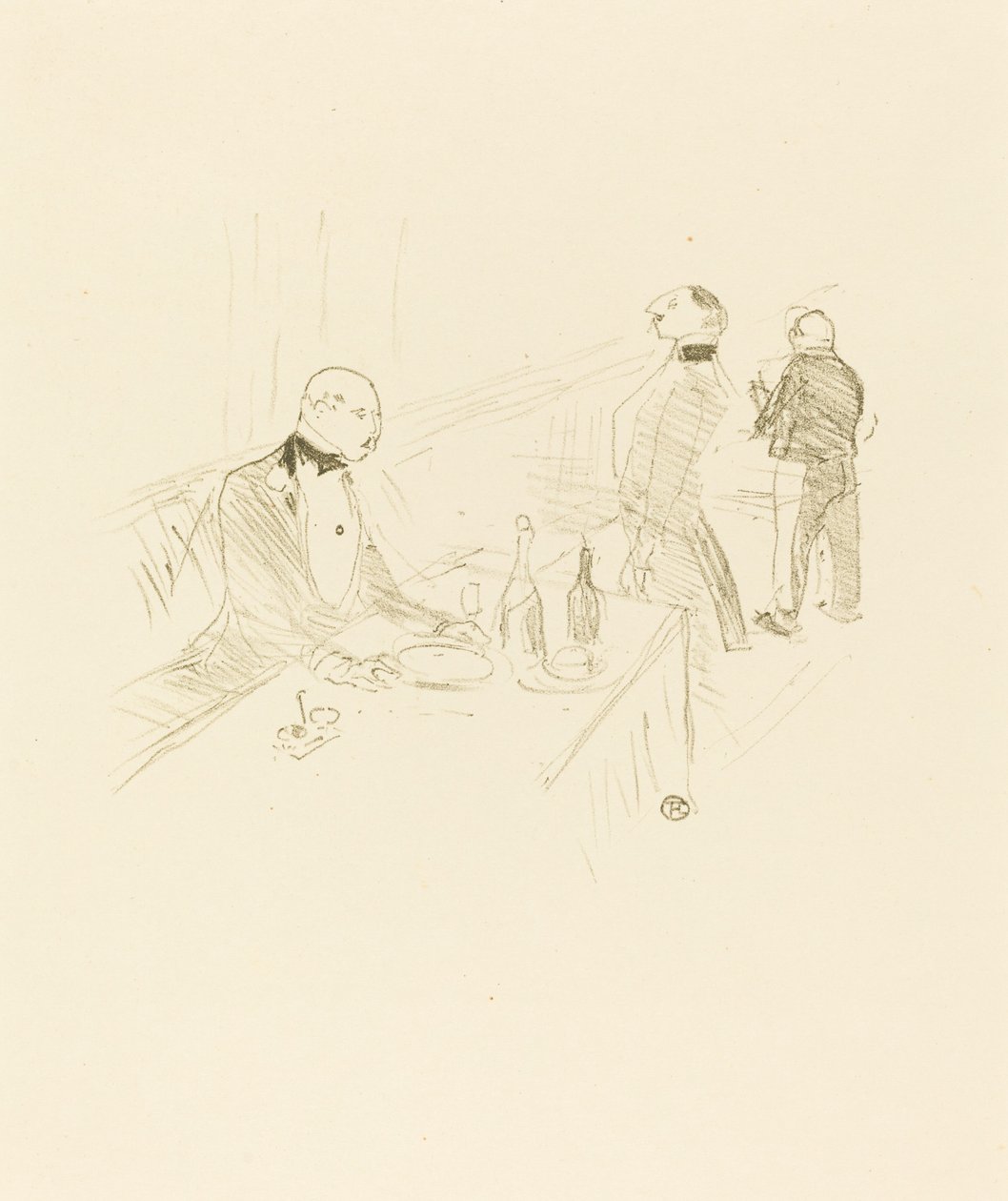 En la casa de oro de Henri de Toulouse Lautrec