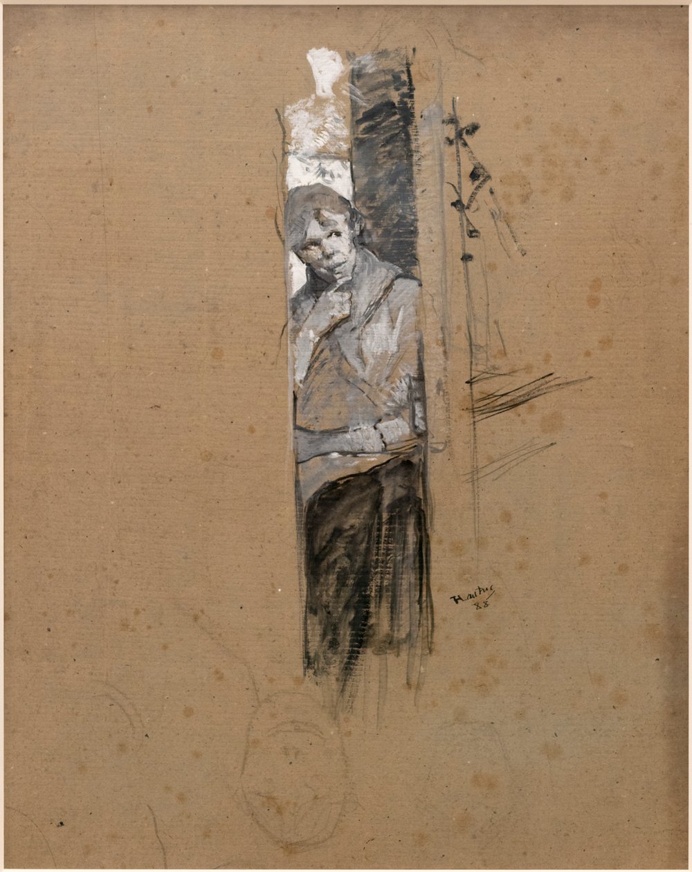 Entre bastidores o en la bailarina de Henri de Toulouse Lautrec