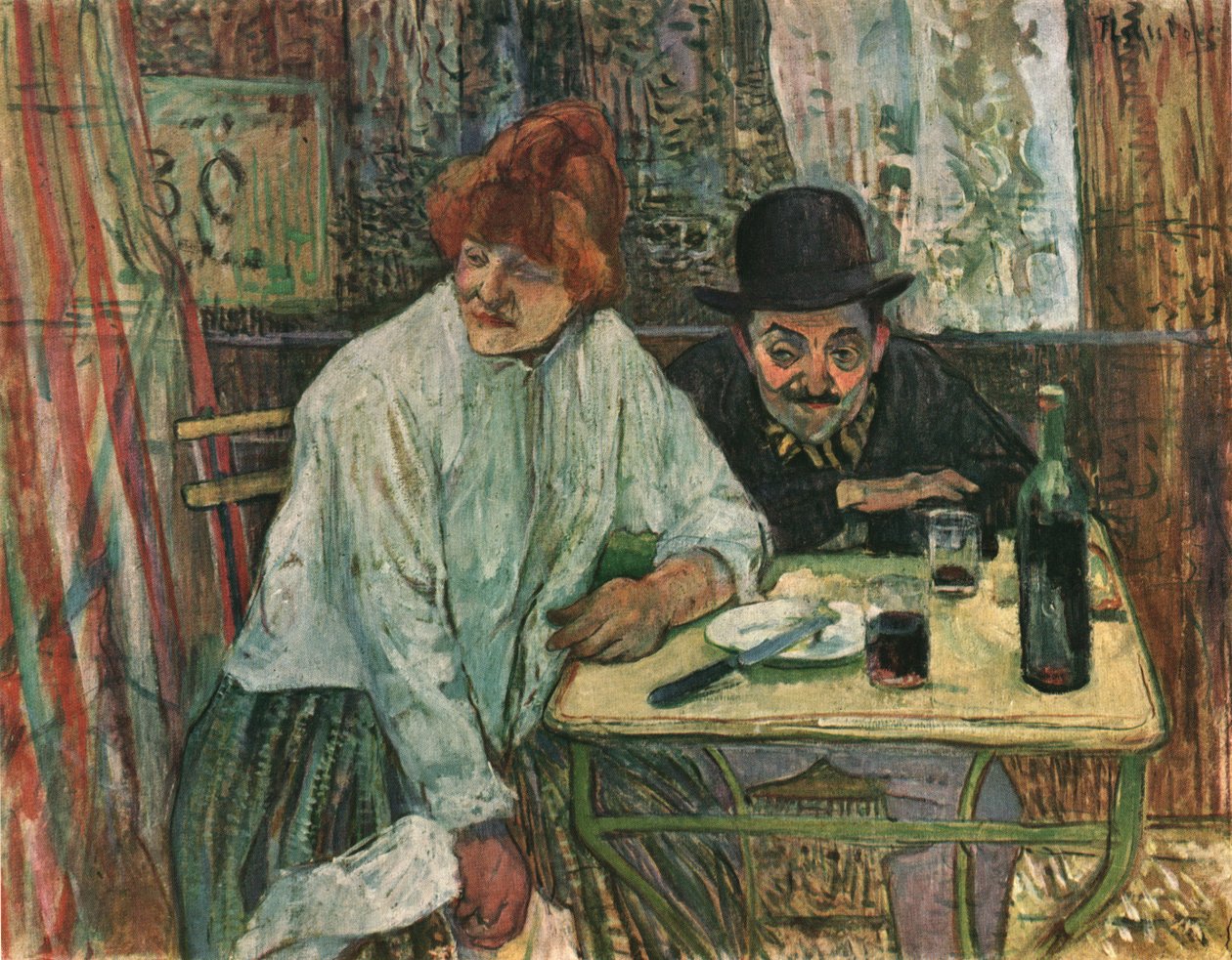 En el Café La Mie, c. 1891, 1952 de Henri de Toulouse Lautrec