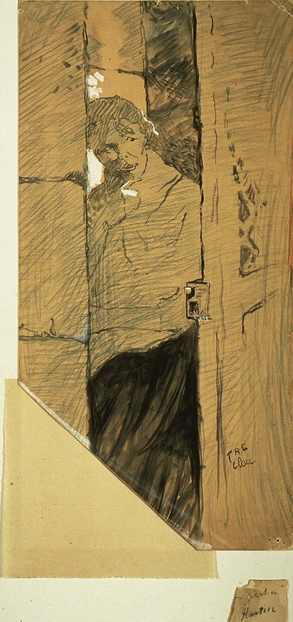 En la puerta de Henri de Toulouse Lautrec