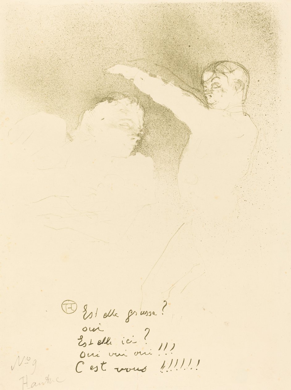 En las variedades: Mlle. Lender y Brasseur, 1893 de Henri de Toulouse Lautrec