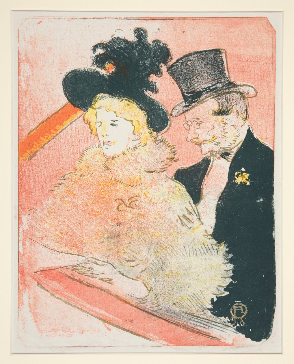 Au concierto (En el concierto) de Henri de Toulouse Lautrec