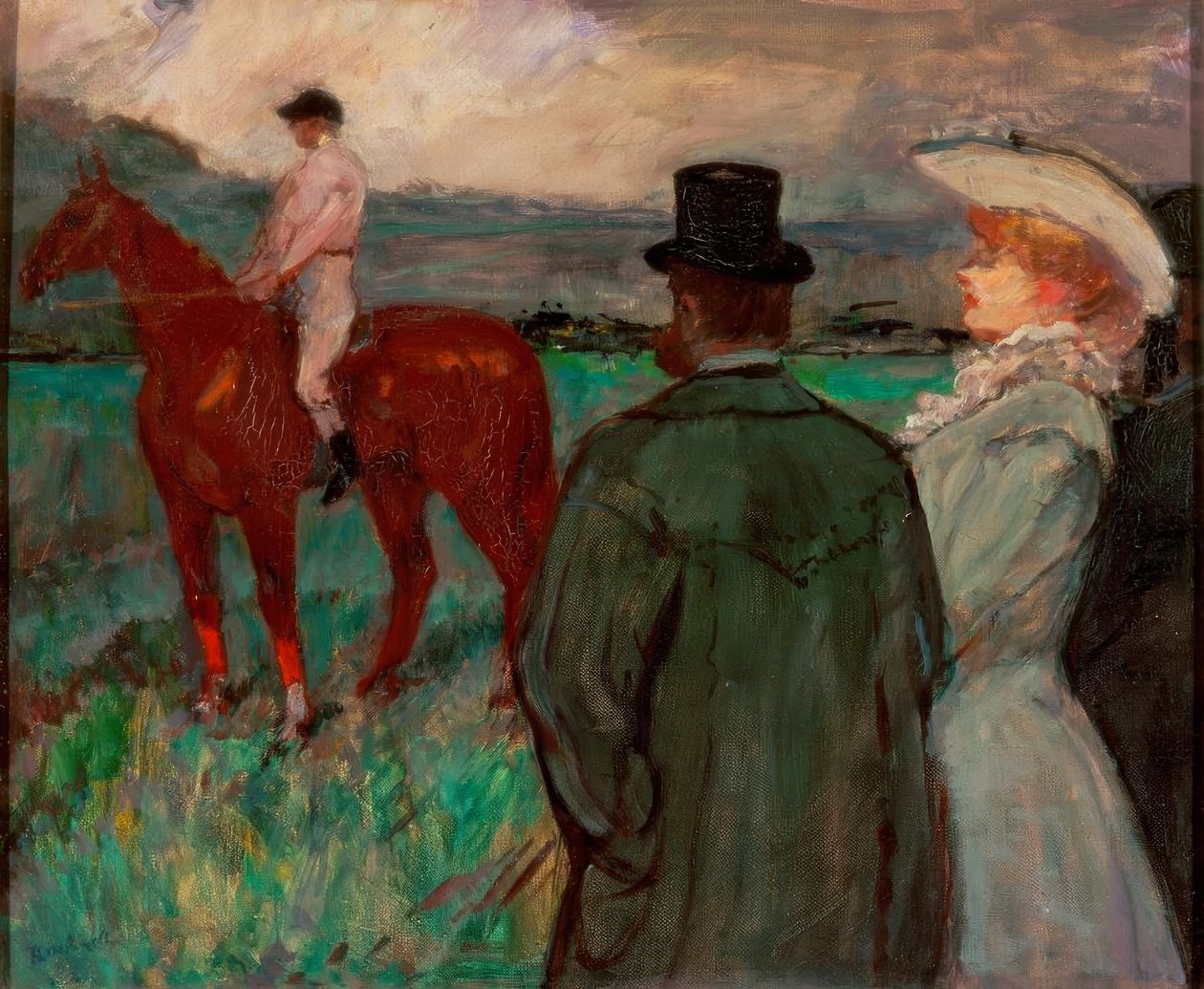 En las carreras de Henri de Toulouse Lautrec