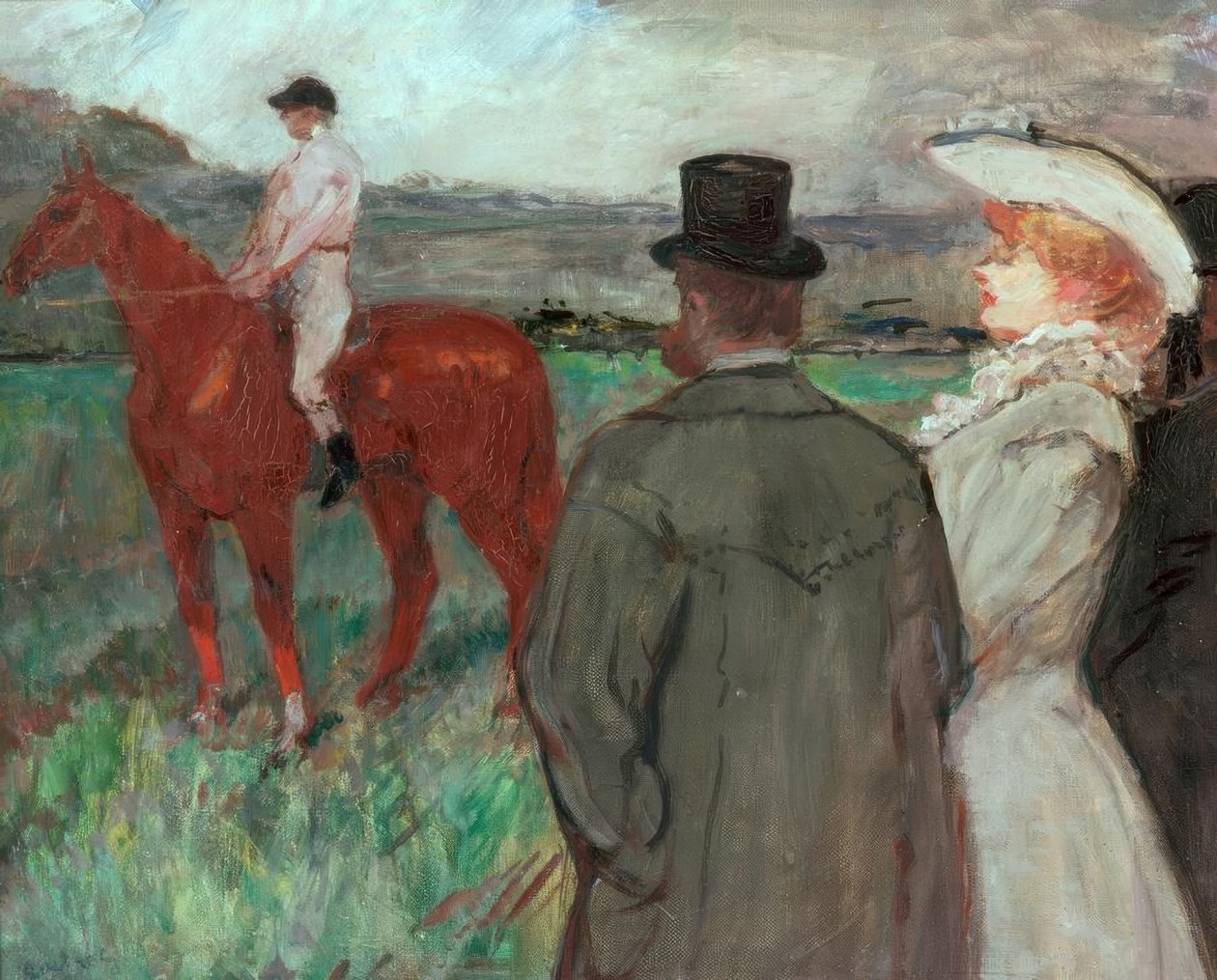 En las carreras de Henri de Toulouse Lautrec