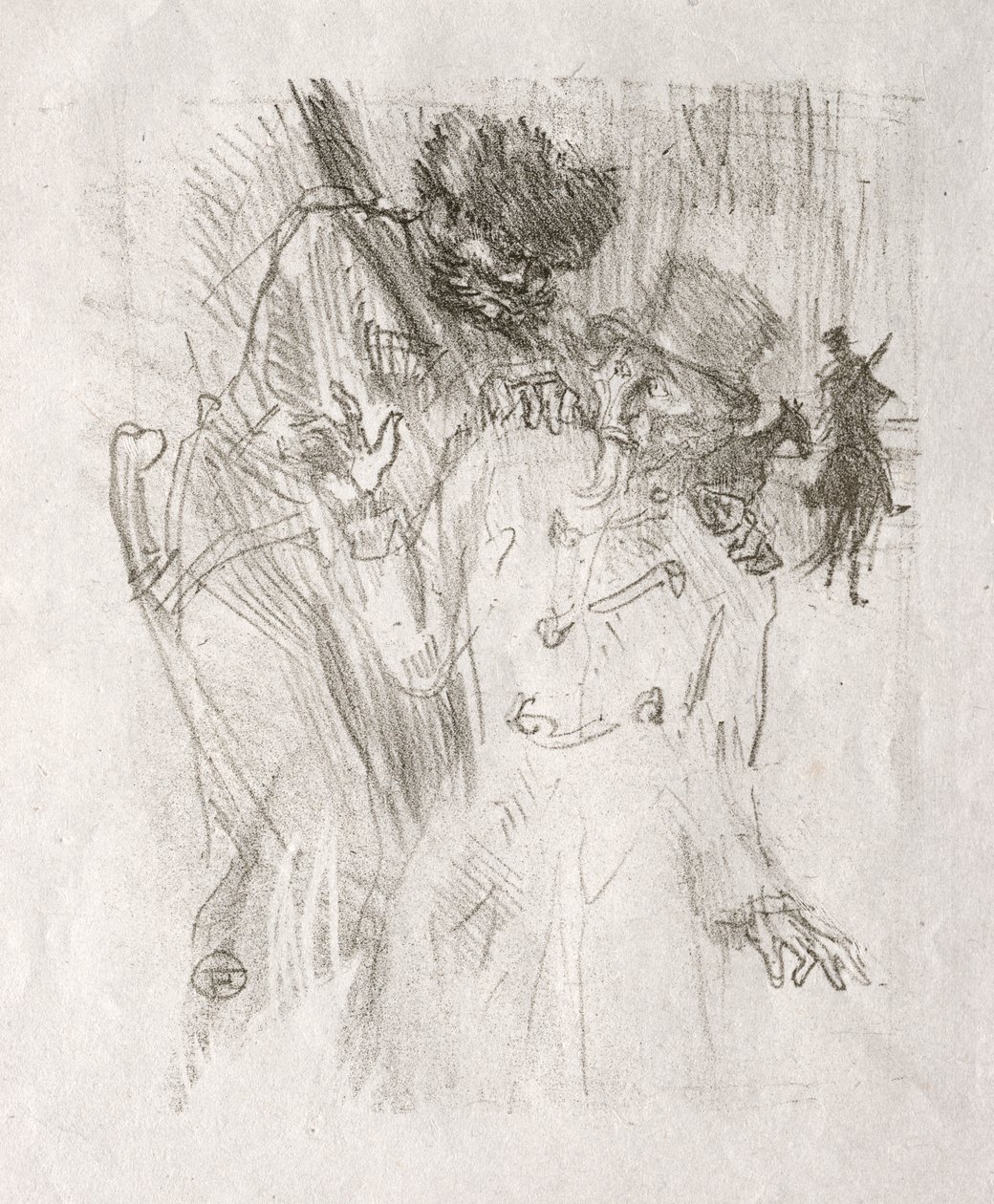 Au pied du Sinaï: Arrestación de Schlomé Fuss de Henri de Toulouse Lautrec