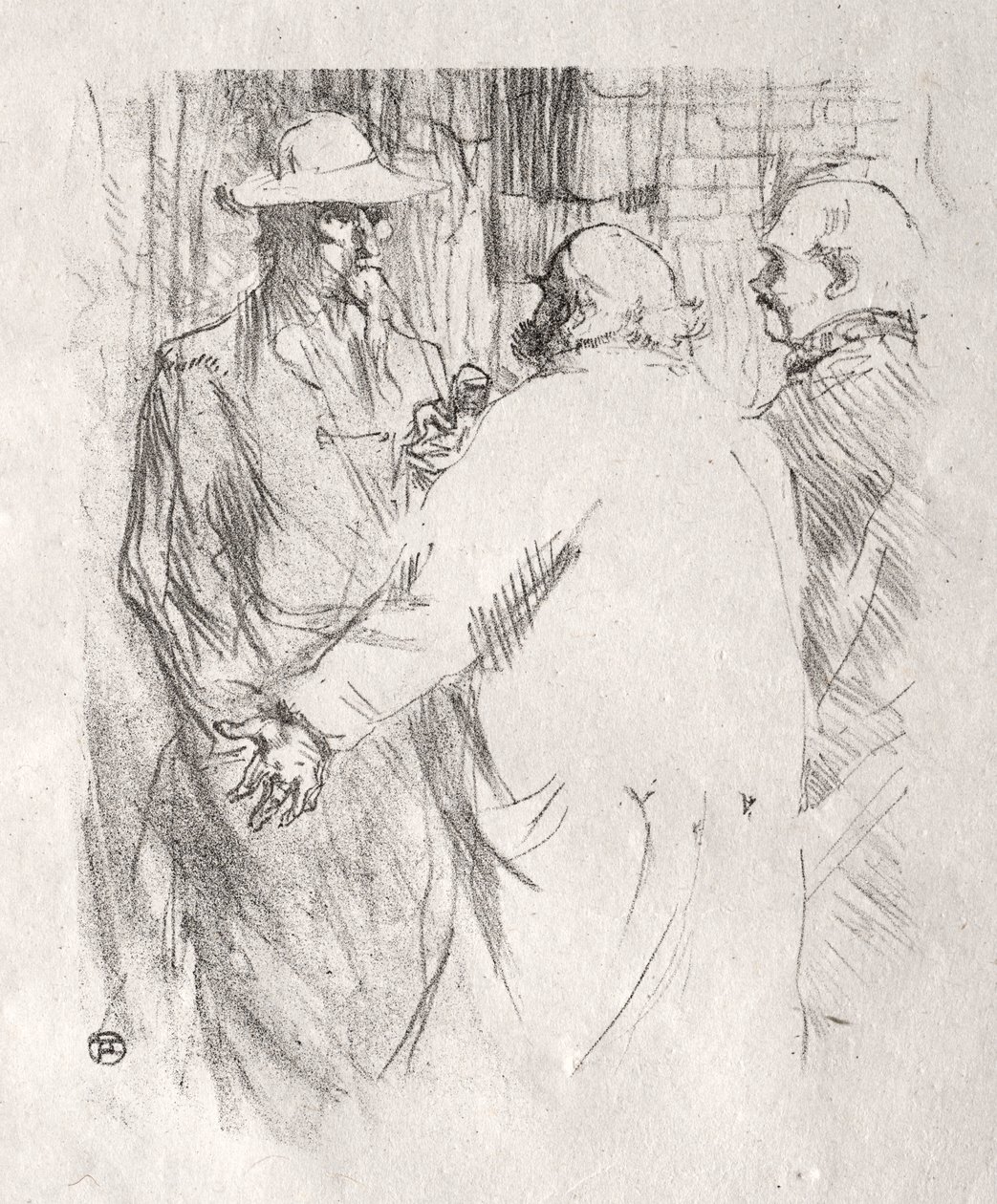Al pie del Sinaí: Clemenceau en Busk de Henri de Toulouse Lautrec
