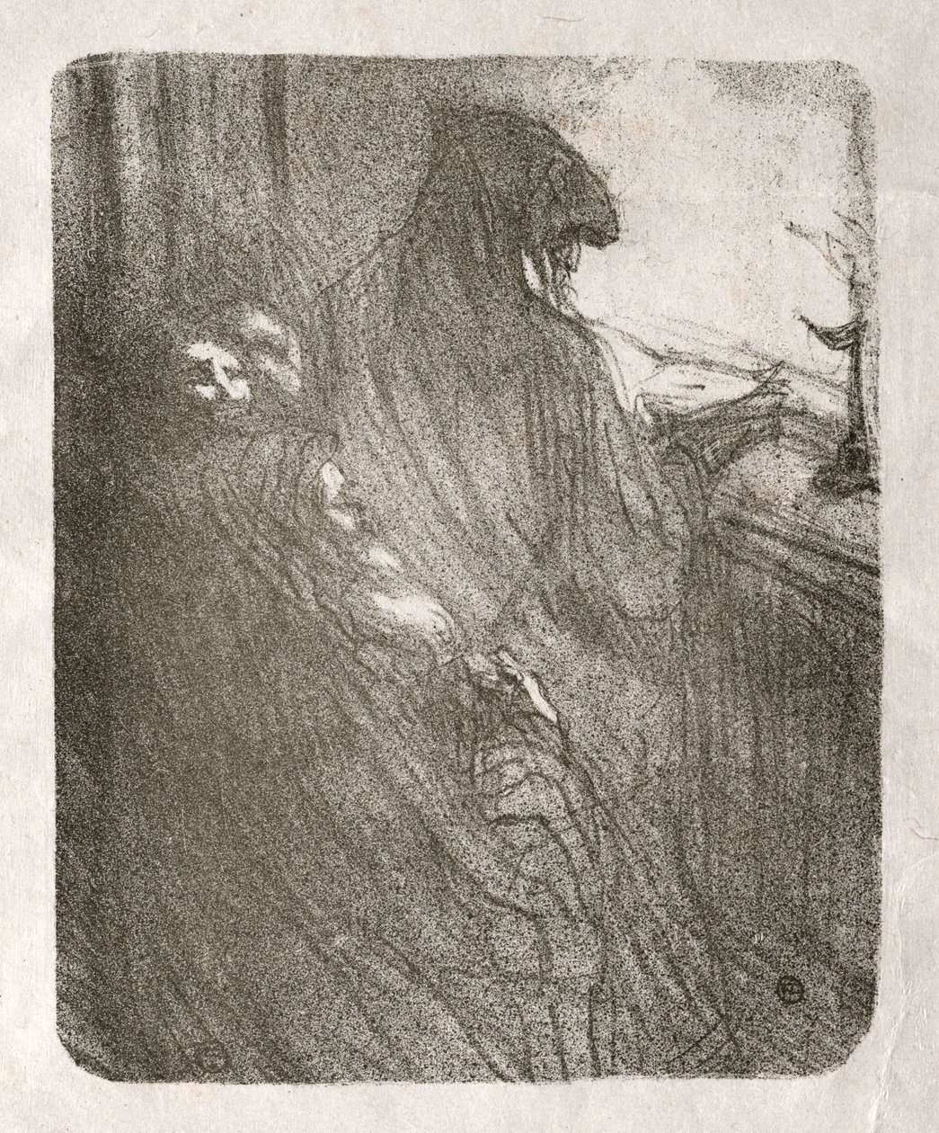 Au pied du Sinaï: La oración de los judíos polacos, 1898 de Henri de Toulouse Lautrec