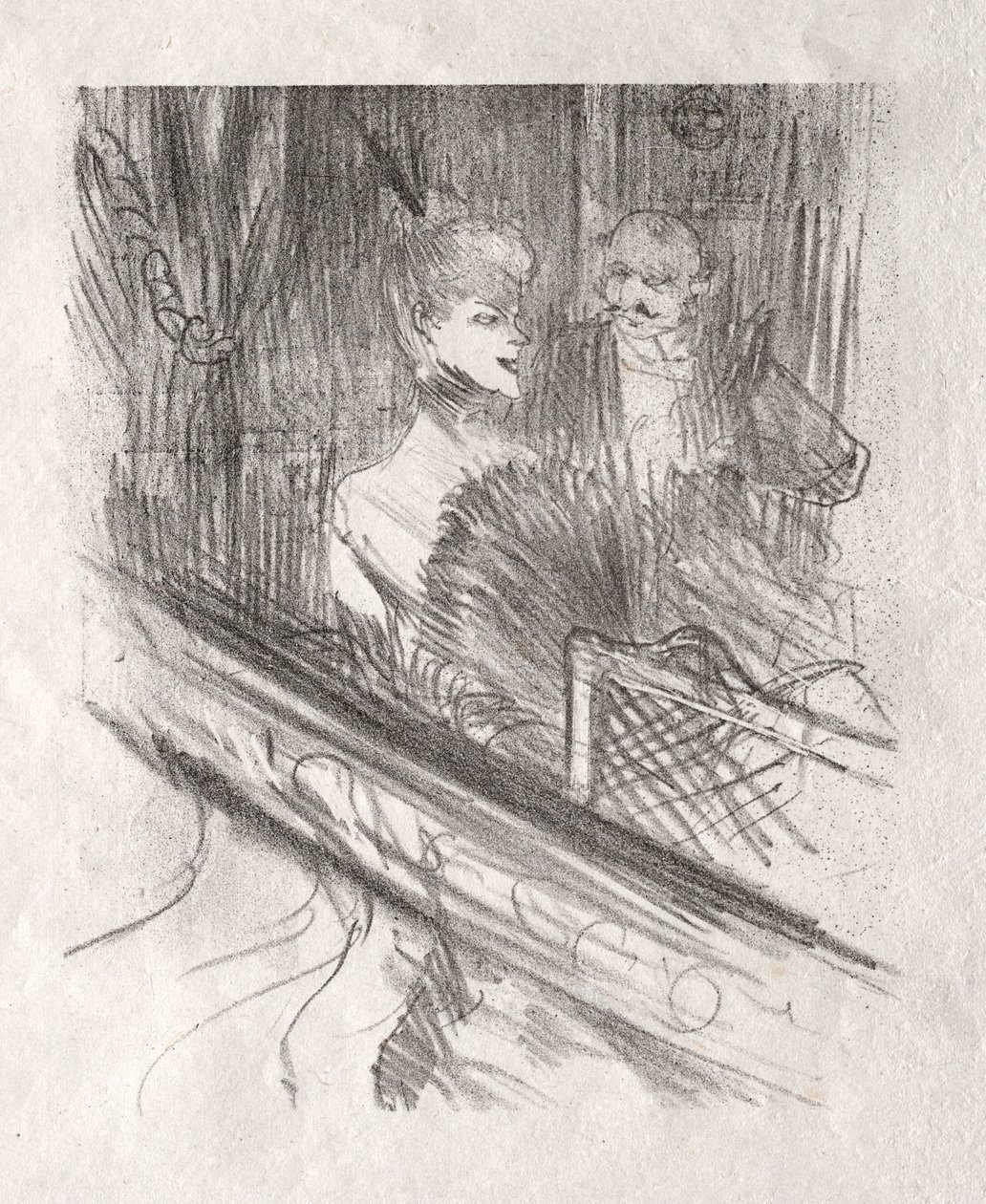 Au pied du Sinaï: Le Baron Moïse, 1898 de Henri de Toulouse Lautrec