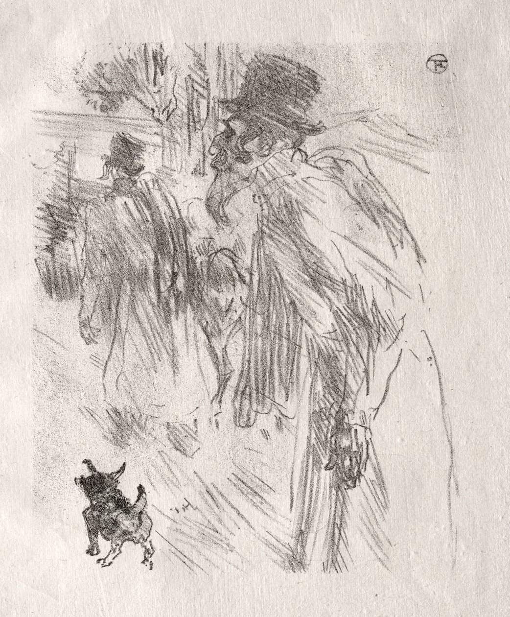 Au pied du Sinaï: Les Juifs Polonais, Carlsbad, 1898 de Henri de Toulouse Lautrec