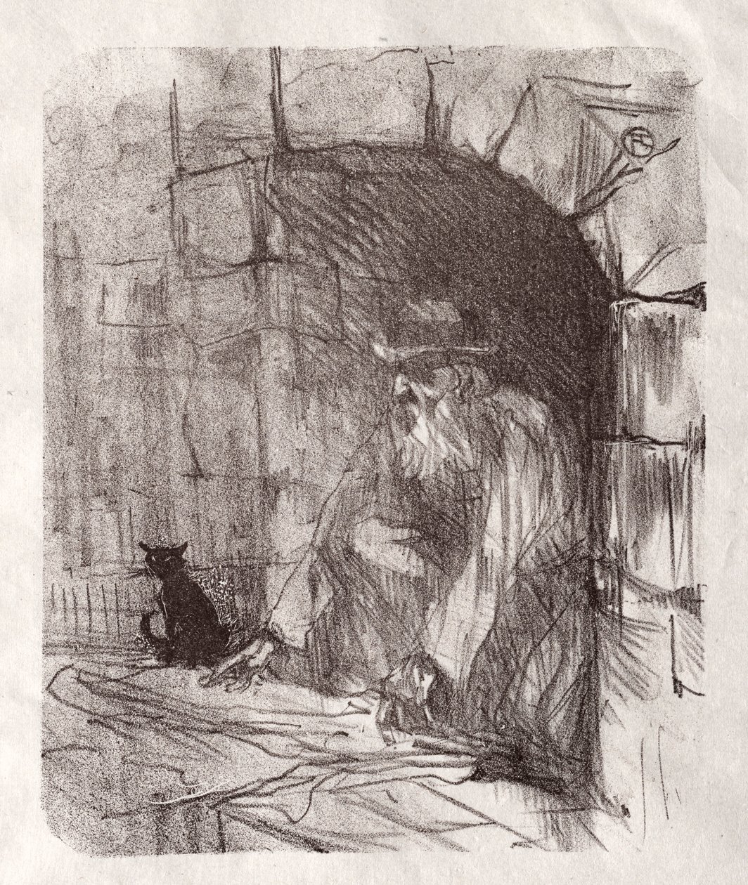 Au pied du Sinaï: Una trastienda en Cracovia de Henri de Toulouse Lautrec