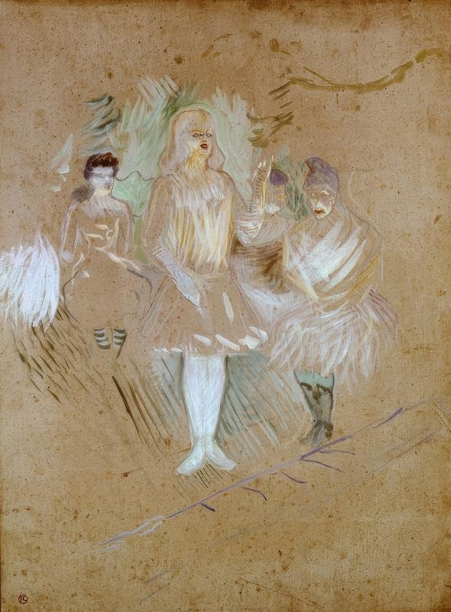 En Folies-Bergère: Figurantes de Henri de Toulouse Lautrec