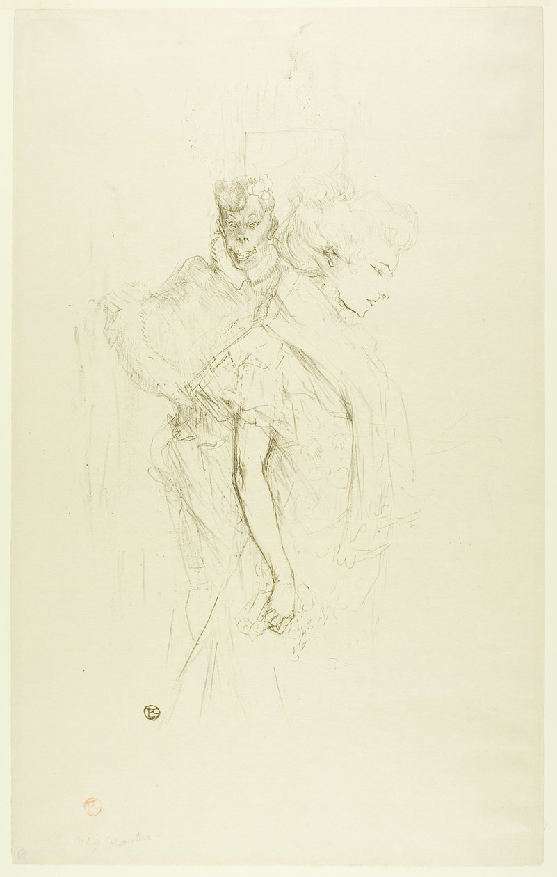 Blanche y Noire de Henri de Toulouse Lautrec